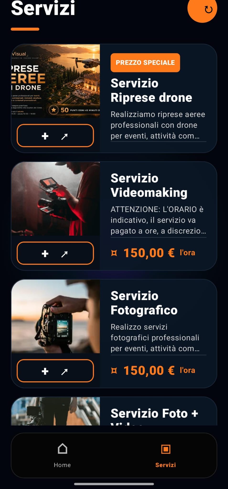 Screenshot app EchoVisual