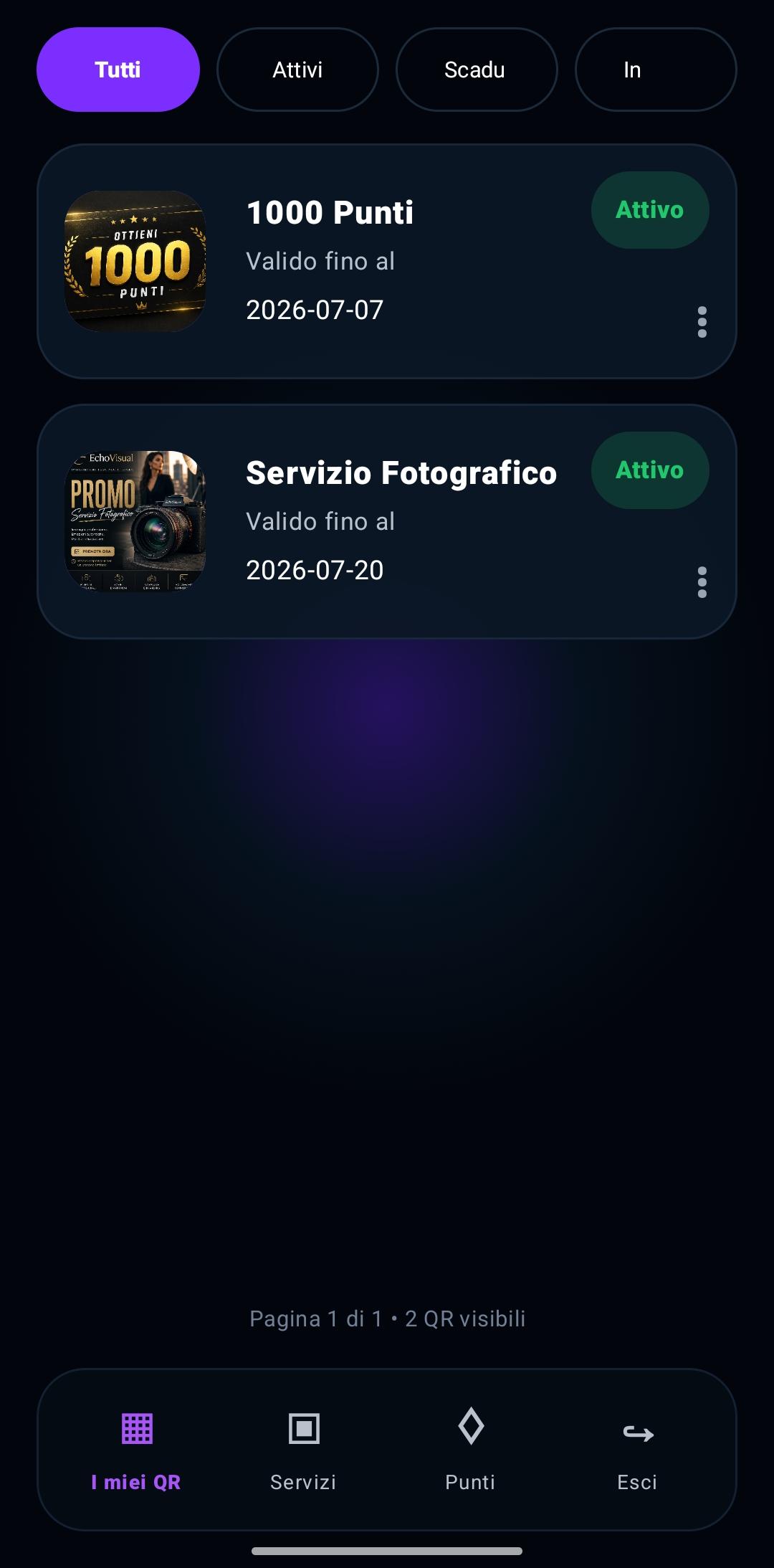 Screenshot app EchoVisual