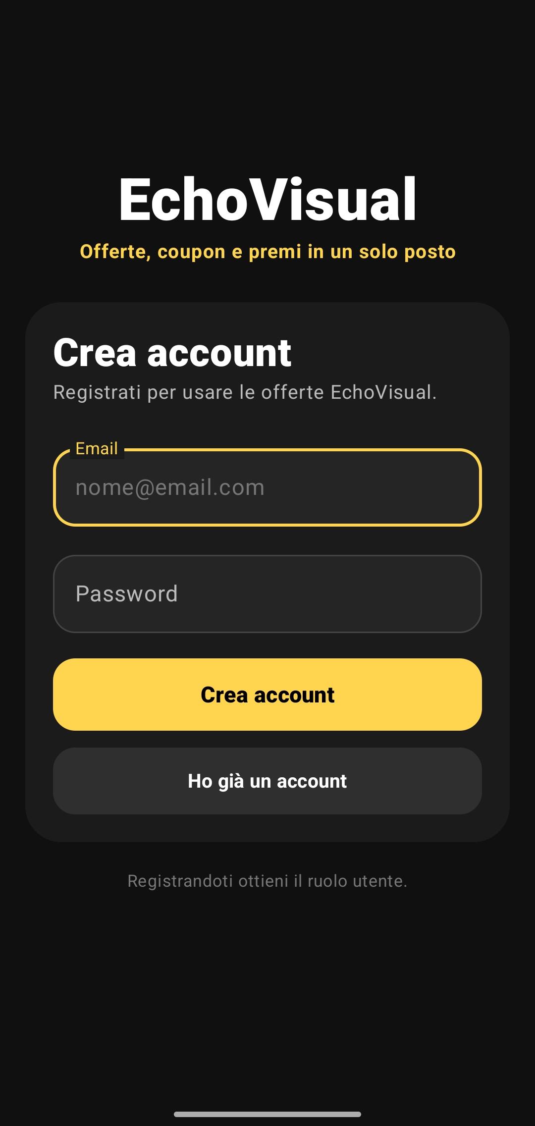 Screenshot app EchoVisual